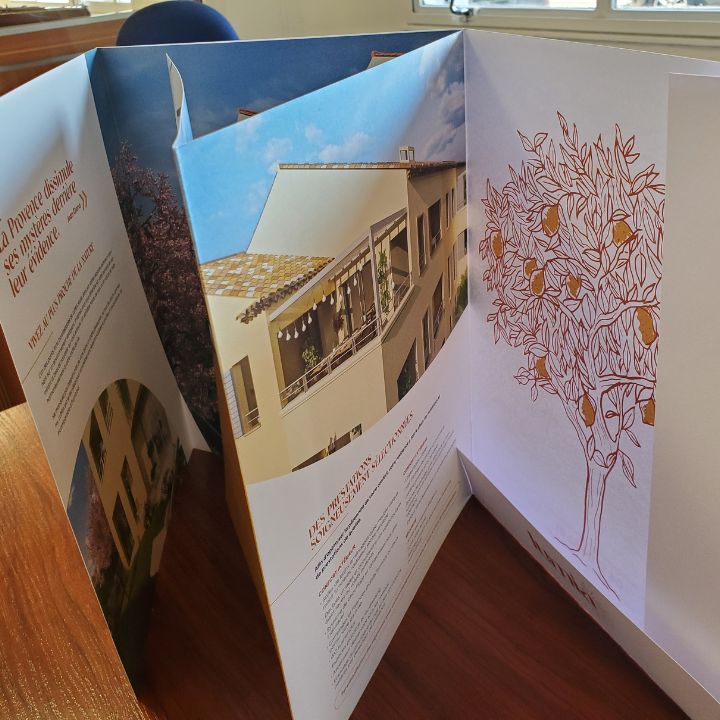 Valimo, dépliants 4 volets